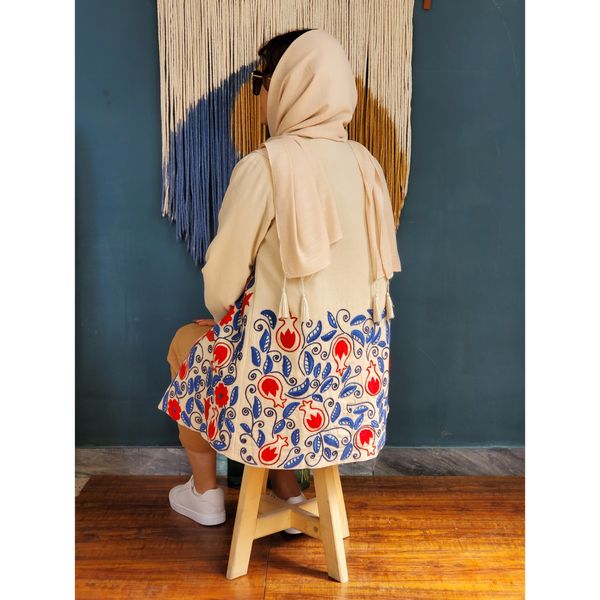 کت گلدوزی شده با دست کد C0501