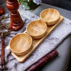 پیاله سه عددی بامبو