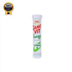 قرص جوشان لیموترش ویتامین سی 550mg میلی گرمی سانوویت Sanovit اورجینال حجم 20 عددی