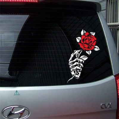 برچسب خودرو ونگارد طرح گل رز کد Vg3