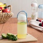 قمقمه شیشه ای مادام کوکو حجم 390 میلی لیتر