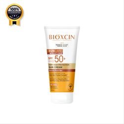 کرم ضدآفتاب ضد لک بیوکسین Bioxcin اورجینال مناسب پوست مستعد لک حاوی Spf50 حجم 150 میل