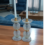 شمعدان رومیزی کریستال طرح استوانه ای ارسال رایگان