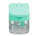 تراش فابر کاستل ( faber castell) مدل پاستلی مخزن دار کد 381924  رنگبندی ( آبی- بنفش-سبزآبی -صورتی )