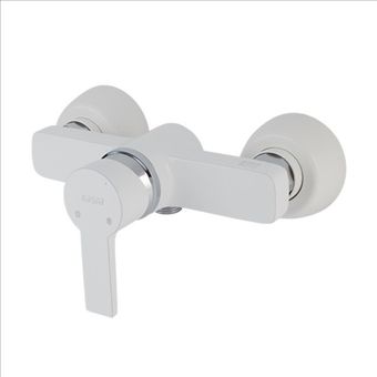 شیر توالت کسری مدل امگا سفید