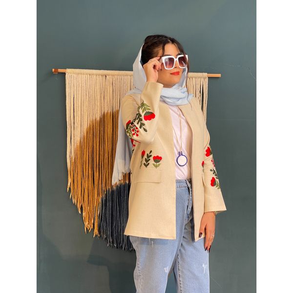 کت گلدوزی شده با دست کد C0101