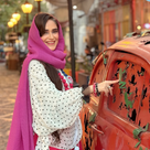 شال نخى طرحدار و ابريشم و حرير