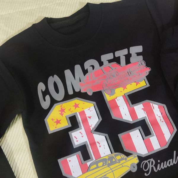 ست بلوز وشلوار پسرانه طوسی مشکی