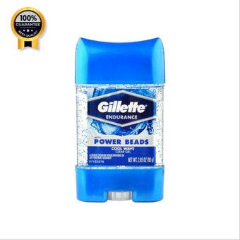 مام ژلی ضد تعریق مردانه ژیلت Gillette اورجینال مدل Cool wave حجم 80 میلی