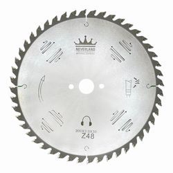 Neverland 300 دندانه 48 (wood) تیغه الماسه نورلند برش چوب PD017