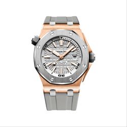 ساعت مچی اودمار پیگه مدل افشور اتوماتیک رزگلد طوسی Audemars Piguet OffShore