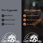 برچسب شیشه خودرو طرح روح کد Vg22