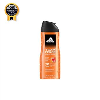 شامپو 3 کاره آدیداس Adidas اورجینال مدل Team force حجم 400 میل