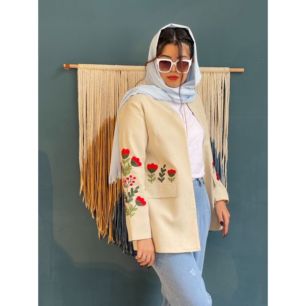 کت گلدوزی شده با دست کد C0101