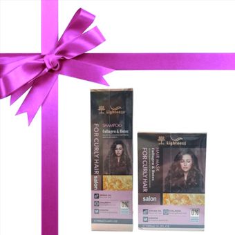 پک مراقبت مو فر لایتنس Lightness اورجینال ماسک و شامپو بسته 2 عددی