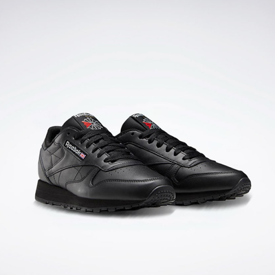 Reebok Classic Leather GY0955 Mens Black Lace Up Lifestyle Sneakers GY0955