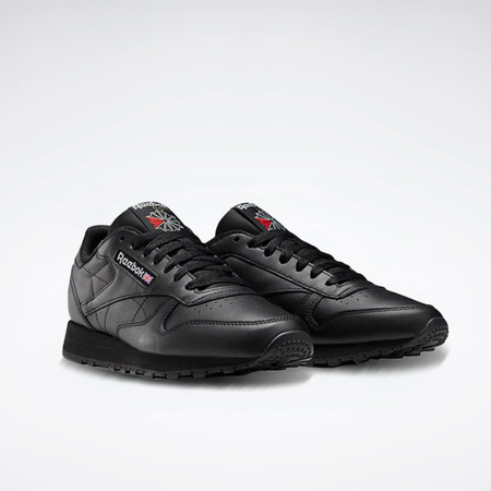 Reebok Classic Leather GY0955 Mens Black Lace Up Lifestyle Sneakers GY0955