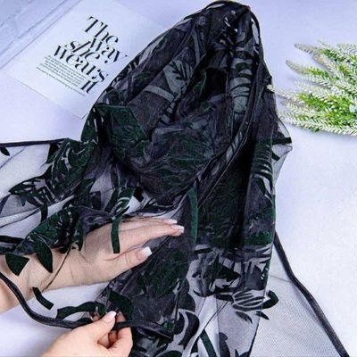 شال مجلسی فلوک سبز