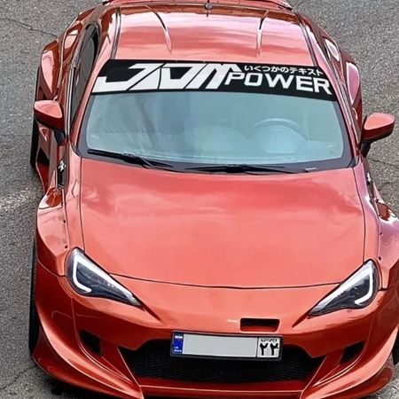برچسب شیشه خودرو ونگارد طرح POWER