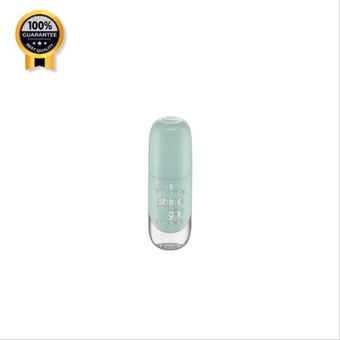لاک ژل ناخن اسنس Essence اورجینال نعنایی یخی مدل Shine last & go شماره 76
