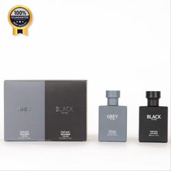ادکلن مردانه دفکتو Defacto اورجینال مدل Black & Grey حجم 50 میل مجموعه 2 عددی