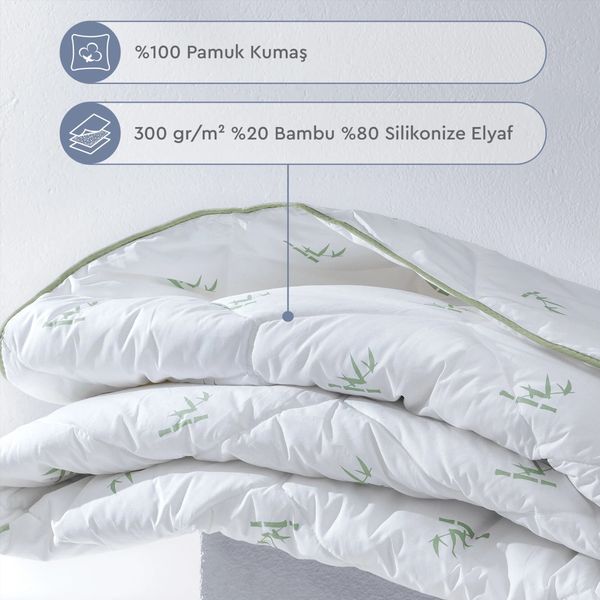 لحاف یاتاش مدل بامبو سایز 215*195 سانتیمتر