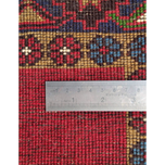 فرش دستباف سایز قالیچه سه متری(تمام پشم یلمه طرح اسپرت دور خلوت خشتی)کد 1677