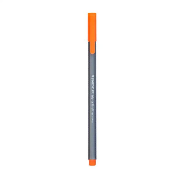 روان نویس نوک نمدی  استدلر (STAEDTLER) مدل تریپلاس   Triplus Fineliner کد 334 رنگبندی ( 48 رنگ )