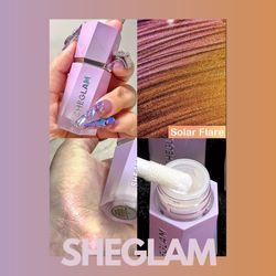 هایلایتر مایع کروم رنگ سولار فلاره شیگلم ( Sheglam Glow Bloom Liquid Chroma Solar Flare )