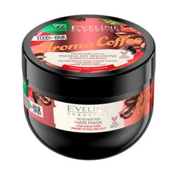 ماسک مو قهوه اروما اولاین EVELINE حجم 500میل