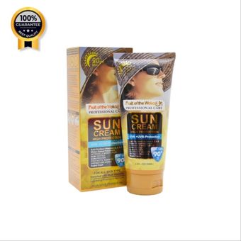 کرم ضدآفتاب ووکالی Wokali ویژه انواع پوست SPF90 حجم 130 میل