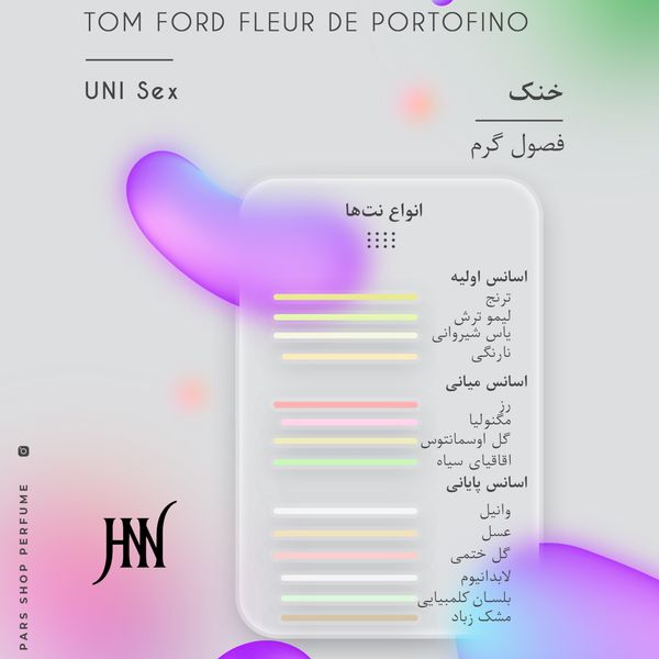 ادکلن تامفورد نرولی پورتوفینو 80 میل جانوین (جکوین) Tom Ford Neroli Portofino Johnwin