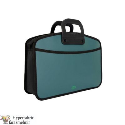 کیف دسته دار مدیران پاپکو (PAPCO)  KH A4-04 رنگبندی ( طوسی تیره - مشکی - یشمی -نقره ای -سرمه ای - زرشکی )