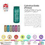 قمقمه مانیا( Manya)مدل استوانه ای چاپدار حجم 800 میلی لیتر کد103035 رنگبندی(آبی -زیتونی- فیروزه ای-بنفش-دودی-بی رنگ -قرمز )