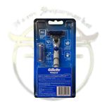 خود تراش مچ تری ژیلت مدل Mach 3 Turbo همراه با 2 یدک