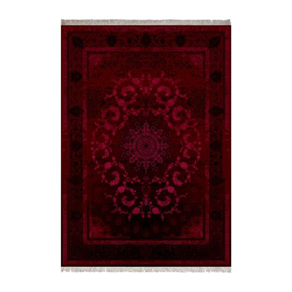 فرش ماشینی زانیس مدل جدید زمینه لاکی