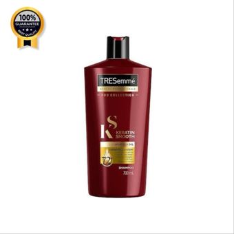 شامپو ترزمه Tresemme اورجینال مدل Keratin Smooth قرمز حجم 700 میل