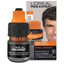 کیت رنگ مو مردانه لورال Loreal شماره 04 رنگ قهوه ای حجم 50 میل