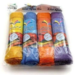 دستمال آشپزخانه آذر اسپان ریس کد 5466 بسته 4 عددی