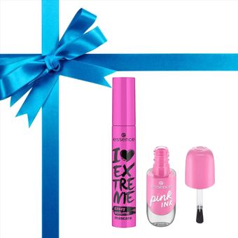 بسته آرایشی لاک و ریمل اسنس اورجینال پک 2 عددی