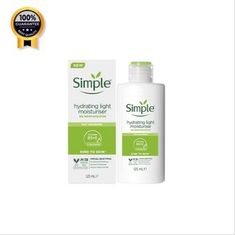 کرم مرطوب کننده و آبرسان سیمپل Simple اورجینال مدل Simple Hydrating Light Moisturiser حجم 125 میل