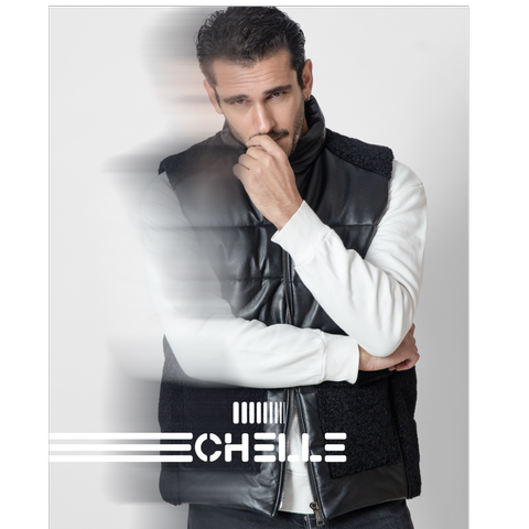 وست چرم مردانه