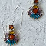 گوشواره سنگ هفت رنگ