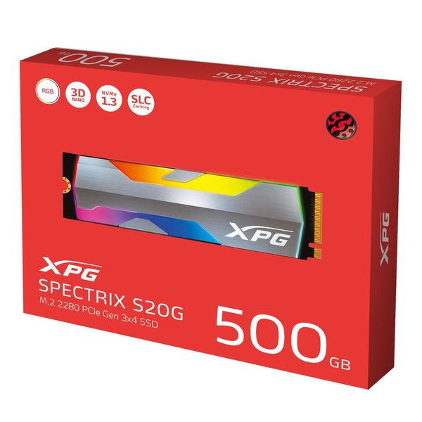 اس اس دی اینترنال ای دیتا XPG مدل SPECTRIX S20G ظرفیت 500گیگابایت