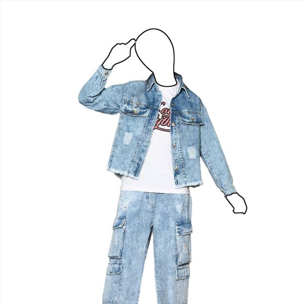 سه تیکه جین بچه گانه