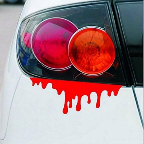 برچسب زیر چراغ خودرو طرح خون کد Blood02