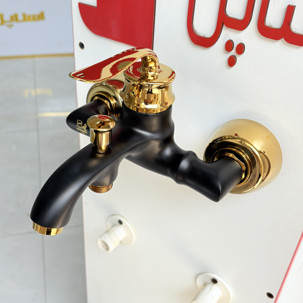 شیر حمام اسناپل مدل بامبو | طراحی لوکس و بدنه مقاوم با 5 سال گارانتی