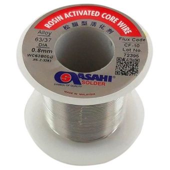 سیم لحیم 50 گرمی 0.8 میلی متری ASAHI