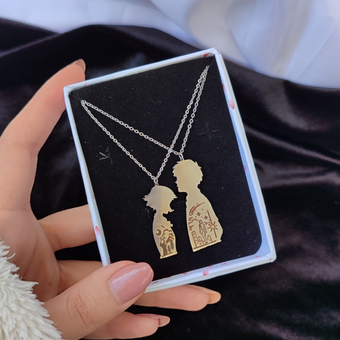 ست گردنبند دونفره دختر و پسر ۱۱۵۴