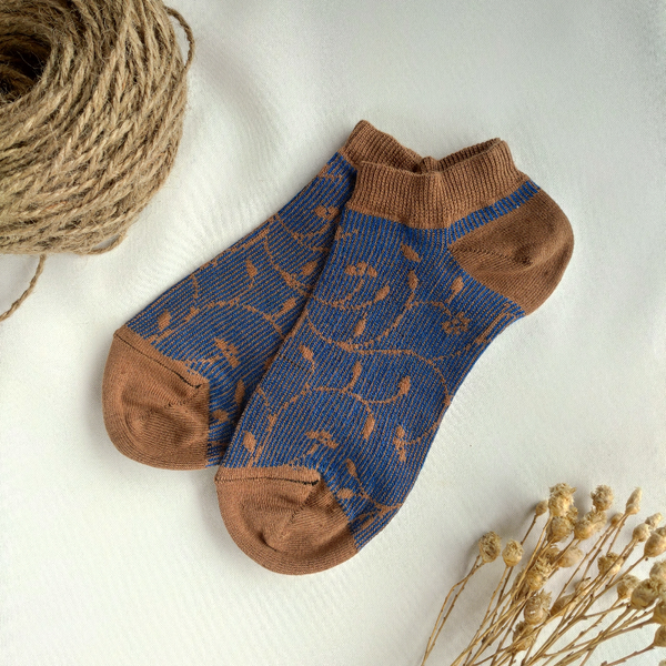 جوراب مچی ژاکارد زنانه طرح اسکرول برند روپاپا